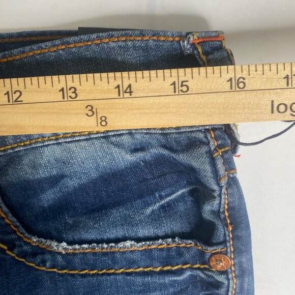 True Religion Ricki Jeans Mens Size 25X32 Dark Wash Relaxed Straight 207444 NWT - Picture 12 of 16